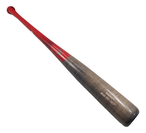Bat De Beisbol Madera Pro Birch 33.5 Gris/rj By Santana Bats Color Gris