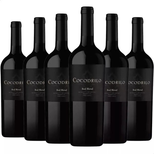 Vino Cocodrilo Red Blend 750ml X6 01almacen