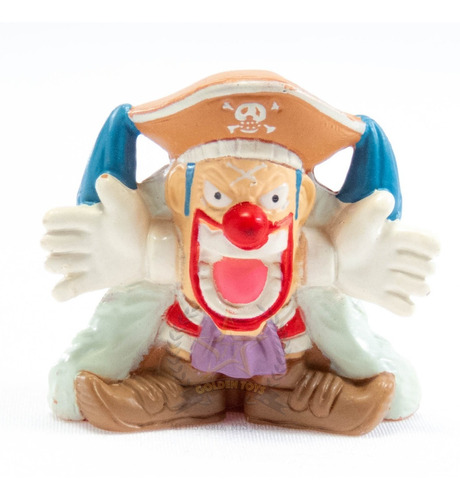 One Piece Sofubi Finger Puppett Buggy  Golden Toys