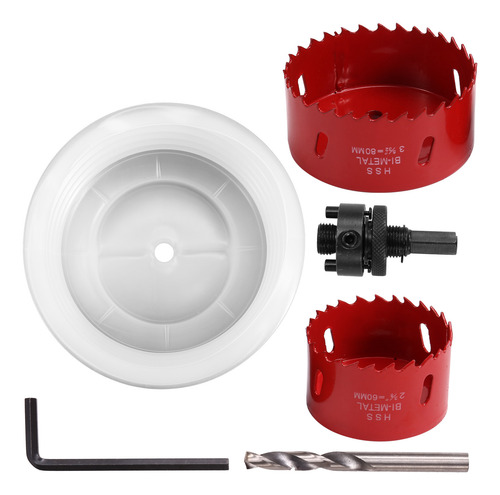 Sierra Perforadora De 80 Mm Con Cuenco Para Luz Empotrada De