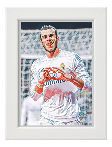 Cuadro Decorativo Portarretrato Gareth Bale Real Madrid 7x5