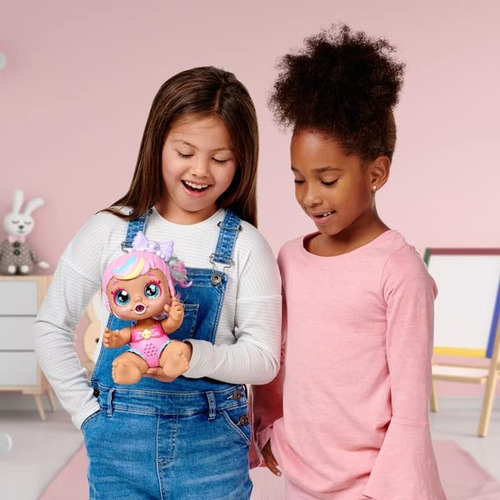Muñeca Electrónica 6.5 Kindi Kids Con 2 Accesorios Poppi Pea