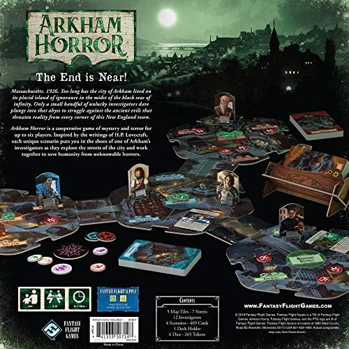 Arkham Horror 3ª Edición, Juego De Misterio | Juego De Mesa