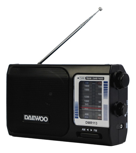 Radio Dual Daewoo Am Fm Clasico Música Parlante Pilas 220v