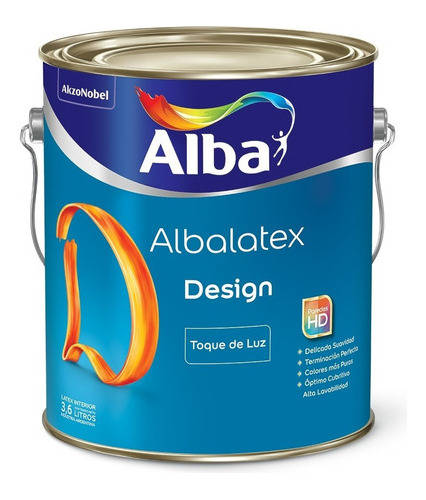 Albalatex Design Toque De Luz Pintura Latex 4 Lts Alba Mm