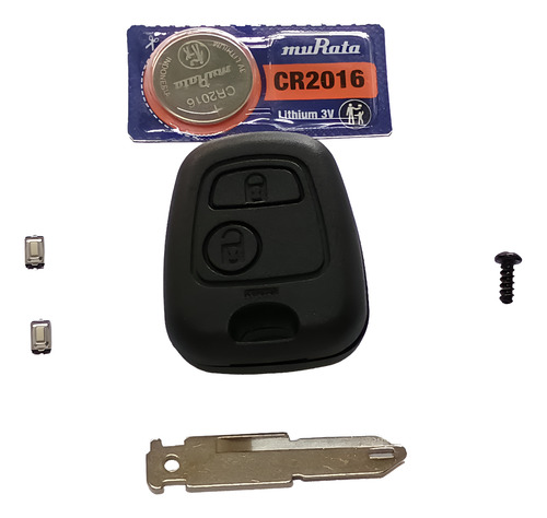 Kit Reparación Llave Telemando Peugeot 206/207 2 Botones