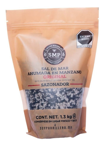 Sal De Mar Ahumada En Manzano Original 1.3 Kilos