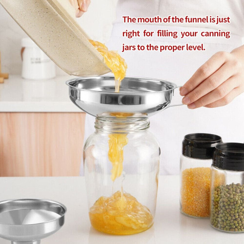 Embudo De Cocina De Acero Inoxidable Con Apertura Grande