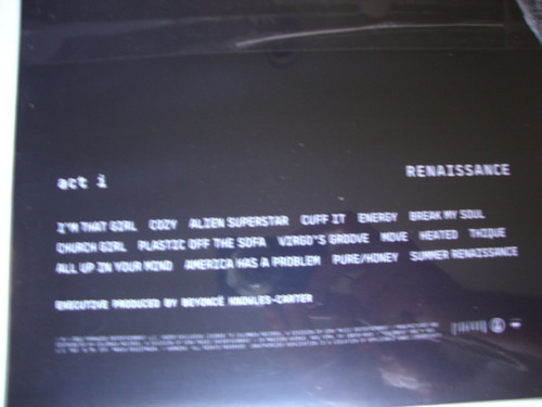 Vinilo doble LP, de Beyonce, renacentista, importado, lacado