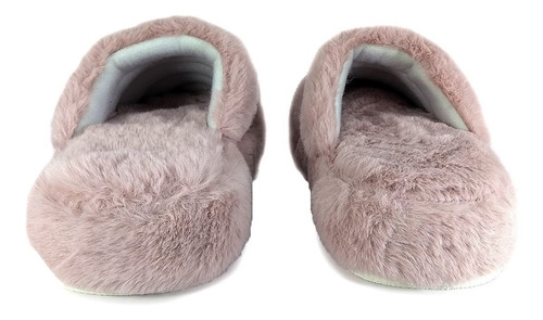 Imagen 3 de 7 de Pantufla Mujer Invierno Abrigo Cerradas Moda Indica Citadina