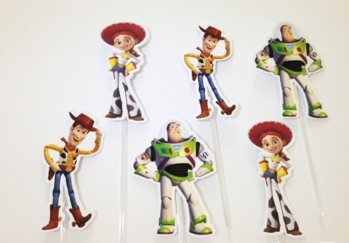 Pack 15 Toppers Para Cupcakes / Muffins. Toy Story.