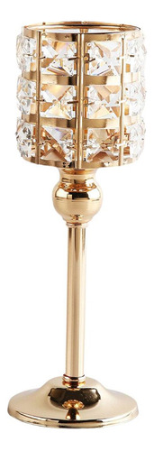 Candelabro De Cristal Moderno Candelabro Brillante Metro Oro