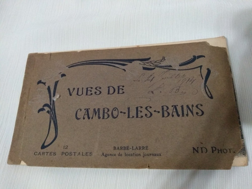 Album Cartes Postales Vues De Cambo Les Bains Francia (Usado)