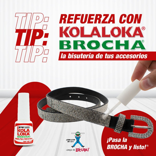 Pegamento Instantáneo Krazi Kola Loka Aplicador Brocha 5 Grs