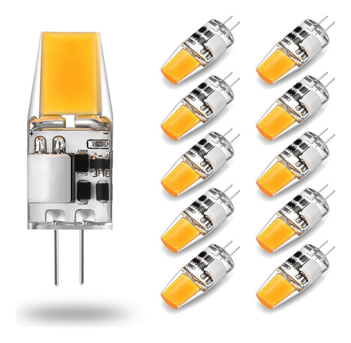 Bombilla Led Lampara Blanco Calido Reemplaza Halogena Angulo