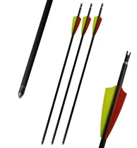 Comprar Flechas Carbono 30 Pulgadas Arqueria Punta Metálica Nock
