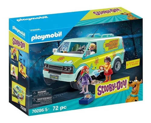 Playmobil Scooby Doo Máquina De Mistérios Mystery Machine 