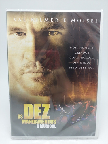 Dvd Filme Os Dez Mandamentos ( Val Kilmer ) - Original