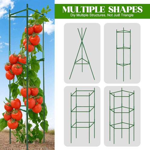 Paquete De 3 Jaulas Para Tomates Para Soporte De Plantas...