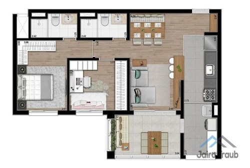 Apartamento Com 2 Dormitório(s) Localizado(a) No Bairro Vila Mariana Em São Paulo / São Paulo - 4120:908024