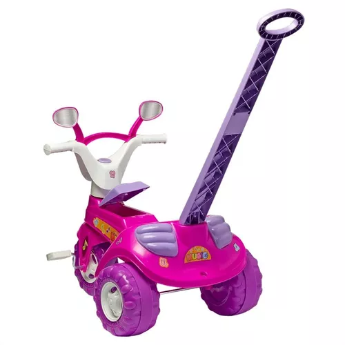 Triciclo Infantil Carrinho Motoca Passeio C/ Empurrador Bebê – B6 Shop