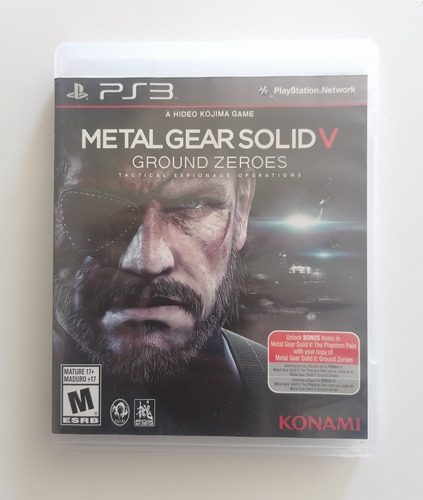 Juego Ps3 Metal Gear Solid V Ground Zeroes 