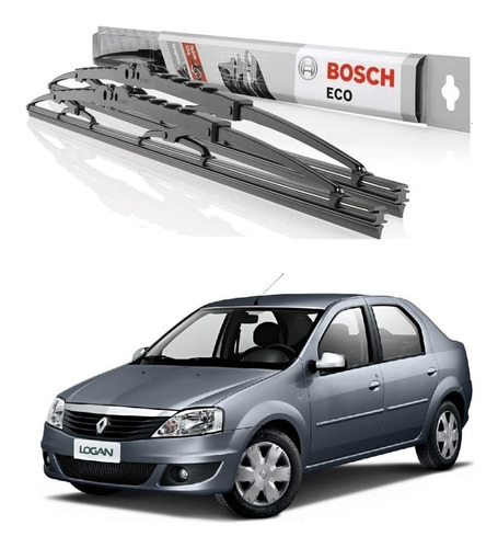 2 Plumas Limpiaparabrisas Bosch Renault Logan 2014-2015