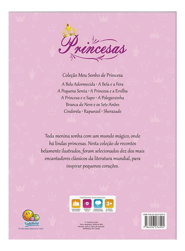 Meu Sonho De Princesa: Polegarzinha, A, De Roberto Belli. Editora Todolivro, Capa Mole Em Português