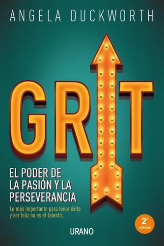 Libro en Español - Grit El Poder De La Pasión Y La Perseverancia - Autora Angela Duckworth