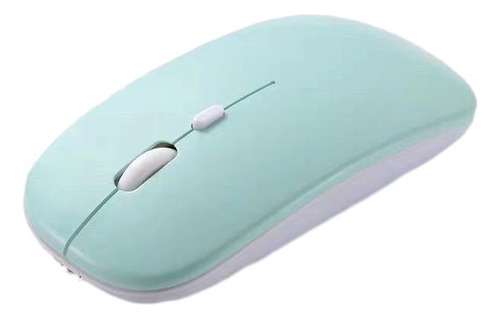 Mouse Gamer Silencioso 2.4g Wireless Bluetooth Recarregável Cor Silent 2.4g+bluetooth (versão Iluminada) Verde