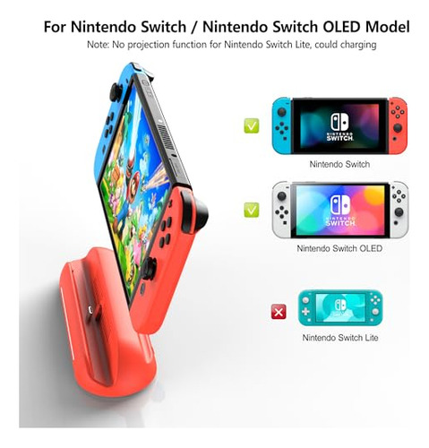 Pack 5 En 1 Docking Station Nintendo Switch Oled Usb C
