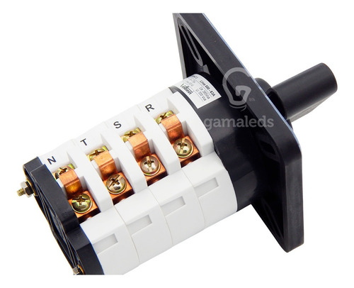 Imagen 4 de 7 de Interruptor Conmutador Tripolar + Neutro Vefben 45a Embutir