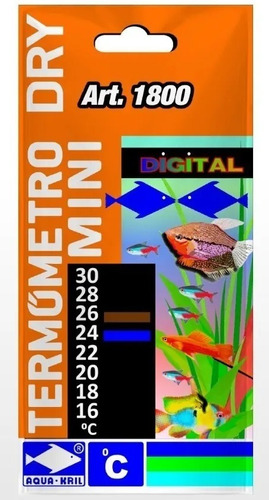 Termometro Digital Mini Adherible Bettas Peceras Peces 