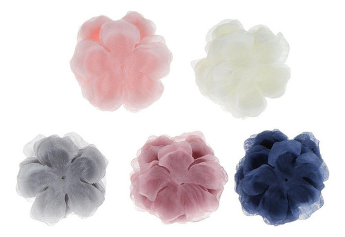 2 X 50 Piezas De Pétalos De Tela De Gasa Con Flores Para Pin