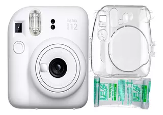 Camara Fujifilm Instax Mini 12 Blanco + Estuc Tran+peli X 10