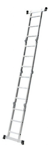 Escalera multifuncional Carrefour Home de 7 posiciones y 12 peldaños