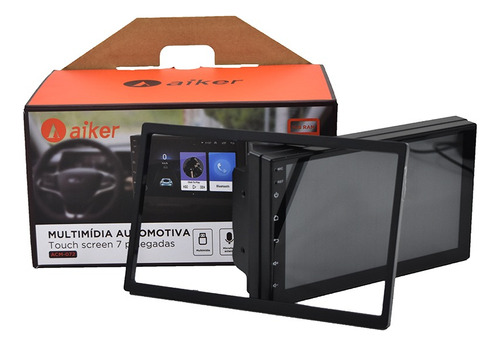 Multimidia Automotiva Aiker 7 Polegadas Cor Preto