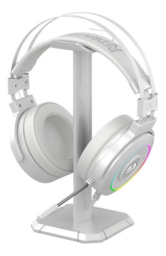 Imagen 5 de 5 de Audífonos Gamer Redragon H320 Lamia 2 Lunar White, Luz Rgb