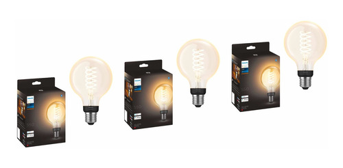 Imagen 1 de 6 de Philips Hue Vintage Filamento Globo G93 7w Bluetooth