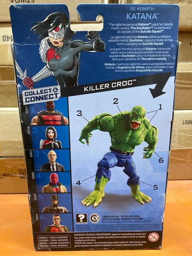 Katana Dc Rebirth Multiverse C&c Killer Croc Batman Original