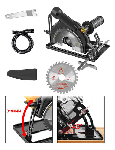 527 Soporte Para Amoladora 0-45° Ajustable 1 Corte De Madera