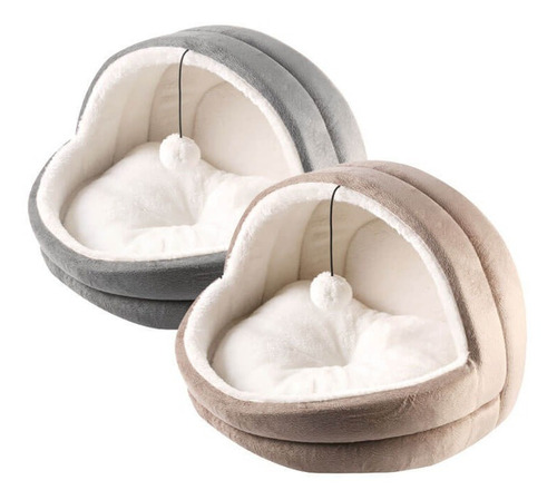 Pawise Cama Iglú Para Gatos Color Gris