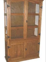 Comprar Cristaleros Biblioteca Madera Y Vidrio 
