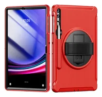 Comprar \u002Ffundas Para Tableta Para Samsung Galaxy Tab S9 + S8 + S8 S10 Plus S7 S9 Fe Plus 12,4 S10 + Funda Giratoria Con Correa