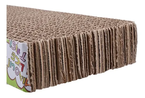 Rascador De Cart n Corrugado Rectangular Para Gatos