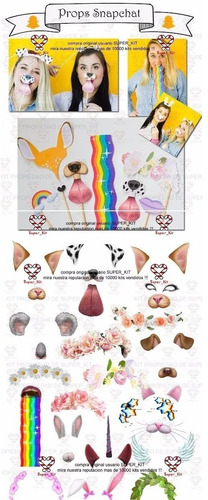 Kit Imprimible Props Selfie Carteles Mega Pack +2000 Motivos