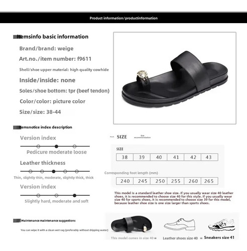 Sandalias Casuales De Verano Sin Cordones Para Hombre