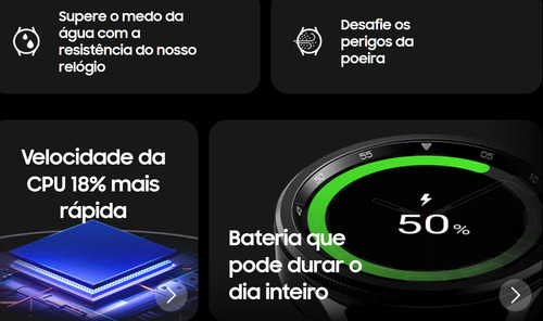 Samsung Smartwatch Galaxy Watch6 Classic Lte 43mm Prateado
