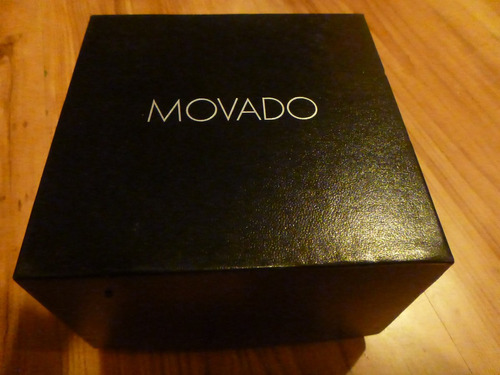 Caja De Reloj Movado Completo Con Manual