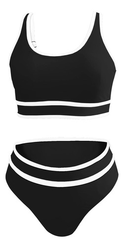 Conjuntos De Bikini Decintura Alta Para Mujer,trajes De Baño